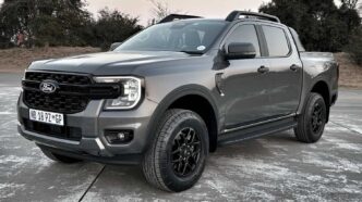 The Ford Ranger XLT is a good-looking bakkie. Picture: Jaco van der Merwe