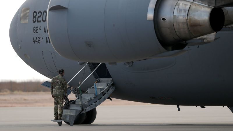 A US Air Force aircraft