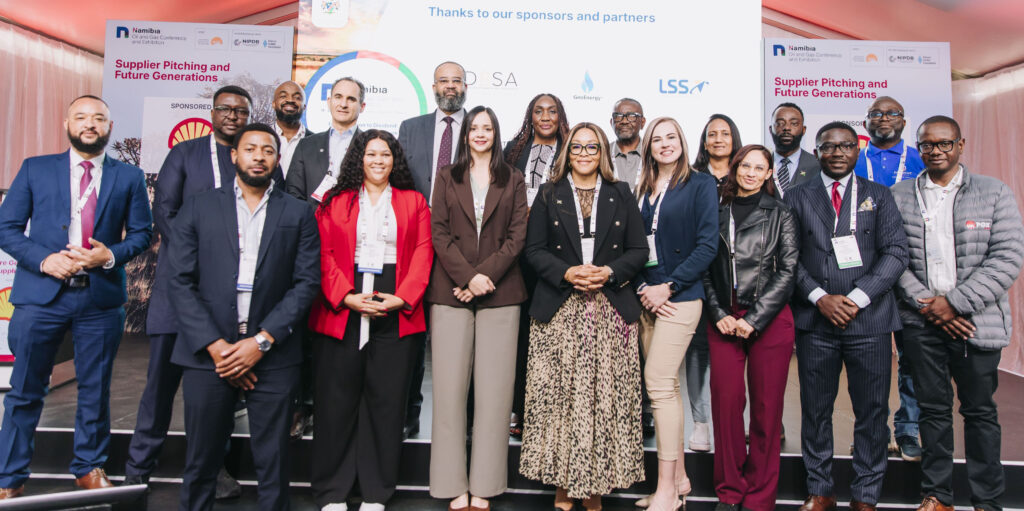 Delegates attend the fourth Namibia Oil and Gas Conference and Exhibition in Windhoek