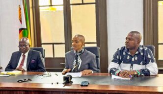 Zimbabwe’s Minister of Tourism and Hospitality Industry Barbara Rwodzi addresses journalists during a press conference ahead of World Tourism Month 2026 and the Sanganai/Hlanganani/Dzimbahwe Tourism Expo in Masvingo. Photo: Ministry of Tourism and Hospitality Industry Zimbabwe