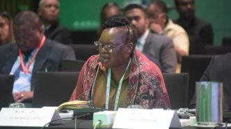 Central Bank of Eswatini Deputy Governor Felicia Dlamini-Kunene at the AFI Global Policy Forum, where she chaired the Gender Inclusive Finance Leaders' Breakfast and Committee Meeting and presented the committee's annual report to the AFI Board. Photo by CBE