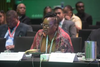 Central Bank of Eswatini Deputy Governor Felicia Dlamini-Kunene at the AFI Global Policy Forum, where she chaired the Gender Inclusive Finance Leaders' Breakfast and Committee Meeting and presented the committee's annual report to the AFI Board. Photo by CBE