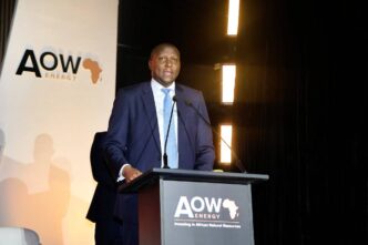 Prime Minister Russell Mmiso Dlamini addresses delegates at the AOW Energy 2026 conference in Accra, Ghana. Photo: Government of Eswatini