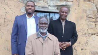 Minister of Tinkhundla Administration and Development S’khumbuzo Dlamini during his visit to the historic structure at KaZondwako.