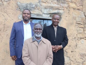 Minister of Tinkhundla Administration and Development S’khumbuzo Dlamini during his visit to the historic structure at KaZondwako.