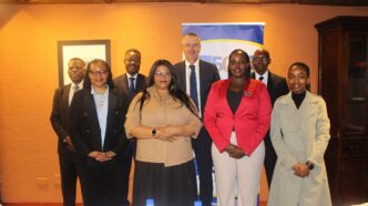 Officials from the European Union, ESAAMLG and Eswatini’s financial sector during the FATF Standards Training Course. Photo: European Union in Eswatini.