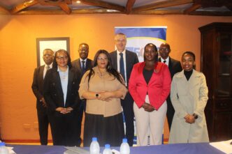 Officials from the European Union, ESAAMLG and Eswatini’s financial sector during the FATF Standards Training Course. Photo: European Union in Eswatini.