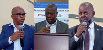 Panelists at the Citizen Economic Empowerment Act stakeholder seminar convened by the Ministry of Commerce, Industry and Trade