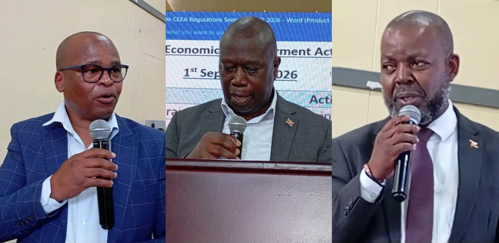 Panelists at the Citizen Economic Empowerment Act stakeholder seminar convened by the Ministry of Commerce, Industry and Trade