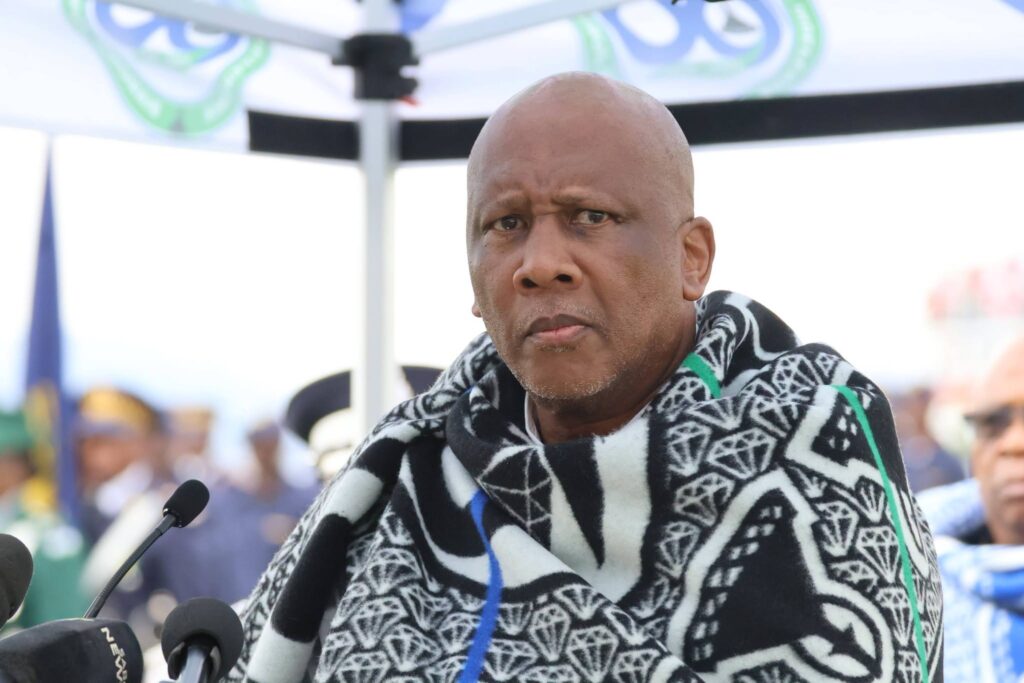 King Letsie III of Lesotho attends the Kingdom’s 60th Independence Anniversary celebrations at Setsoto Stadium in Maseru on Sunday, October 4, 2026.