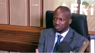 Adekunle Owolabi, Editor of The African Daily, speaking on Channel Africa about Africa’s trade relations with Russia and the importance of telling the continent’s stories.